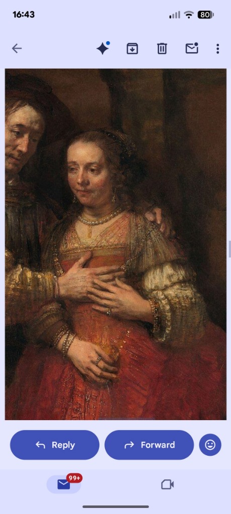 The Jewish Bride - Close-up of Hands