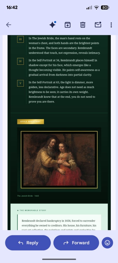 The Jewish Bride by Rembrandt